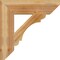 Ekena Millwork Olympic Slat Rough Sawn Bracket, Western Red Cedar, 6"W x 26"D x 26"H BKT06X26X26OLY06RWR - alternate 4